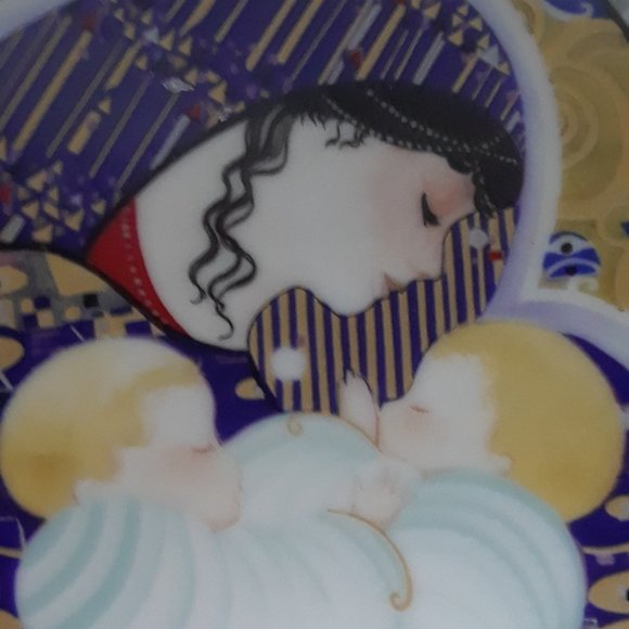 Vintage 1986 Edwin Knowles Rebekah Bible Mothers Collector's Plate - Picture 3 of 9